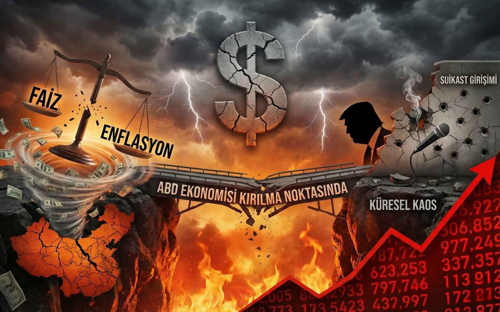 ABD ekonomisi, faiz indirimleri, borç yükü, resesyon ve küresel kaos riski